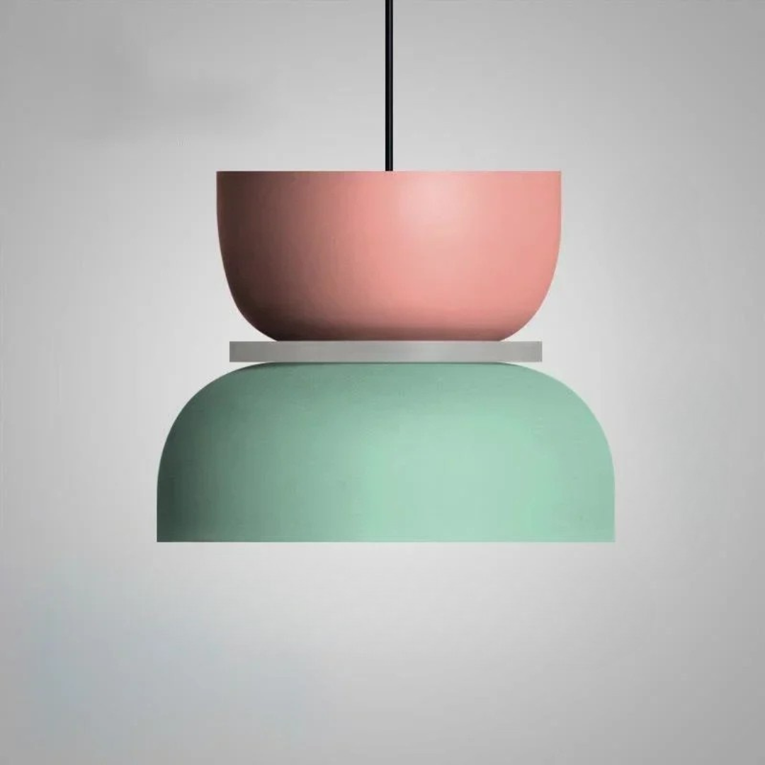 Modern Macaron Pendant Lamp – Stylish LED Hanging Light for Kitchen and Dining Room, Energy-Efficient Acrylic Design